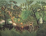 Henri Rousseau Exotic Landscape oil